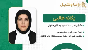 ۱۰ تا از بهترین وکیل خانواده در تهران + مشاوره فوری یگانه طالبی
