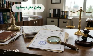 وکیل جعل در مشهد