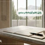 وکیل تنظیم قراردادها در سنندج