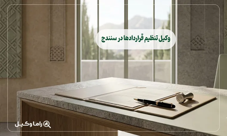 وکیل تنظیم قراردادها در سنندج