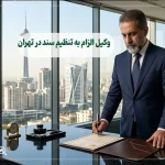 وکیل الزام به تنظیم سند در تهران