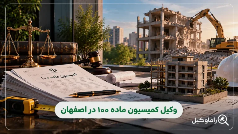 بهترین وکیل کمیسیون ماده ۱۰۰ در اصفهان